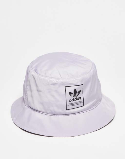 Spuug uit wolf Zes adidas Originals packable bucket hat in lilac | ASOS