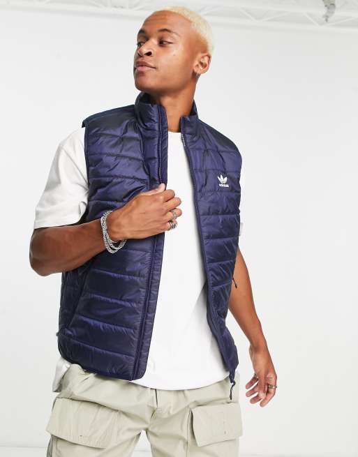 adidas Originals padded gilet in indigo | ASOS
