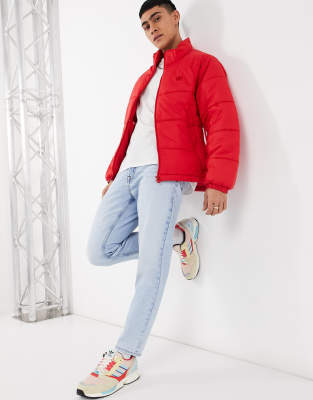 adidas originals stand collar t shirt