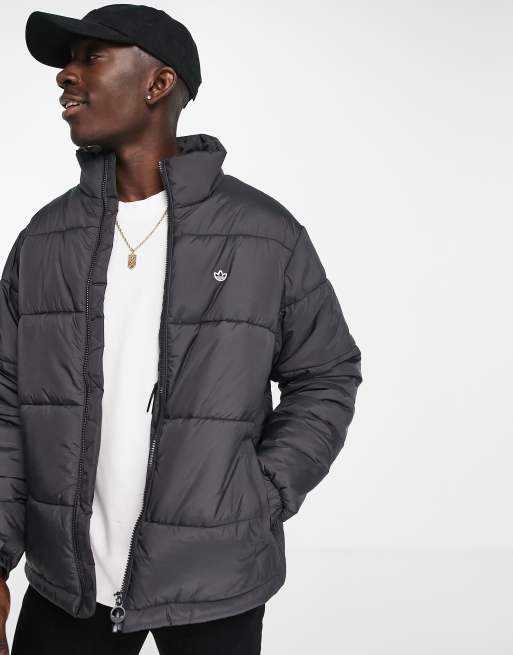 adidas Originals padded stand jacket in black | ASOS