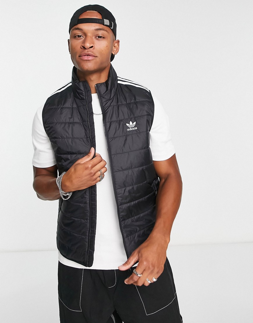 adidas Originals padded vest in black