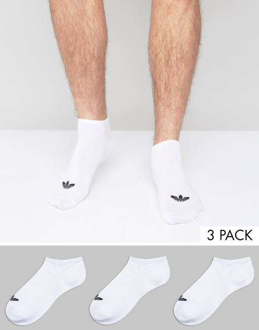 adidas Originals - Pakke med 3 par hvide sokker til sneakers