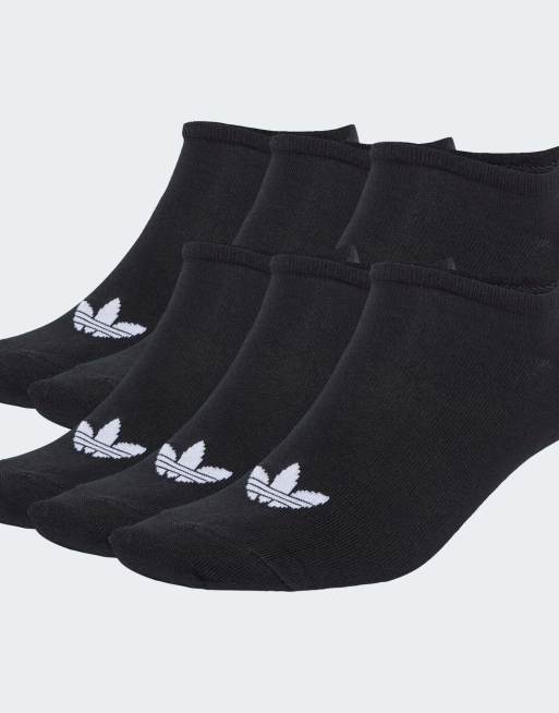 adidas Originals - Pakke med 6 par usynlige, sorte sokker