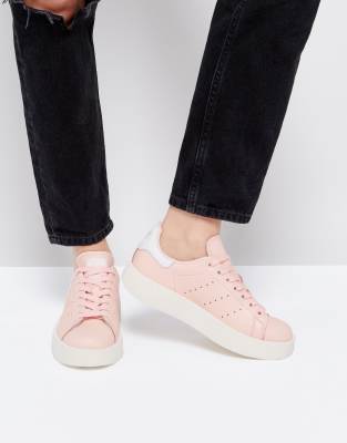 pale pink adidas trainers