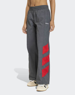 Pantalon de jogging effet color block - Noir délavé L