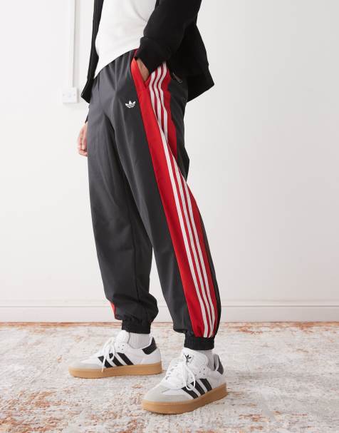 adidas Originals - Pantalon de jogging - Noir et rouge - view 1