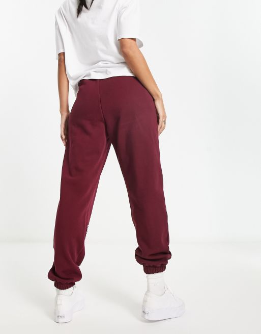 Jogging adidas femme rouge bordeaux hotsell