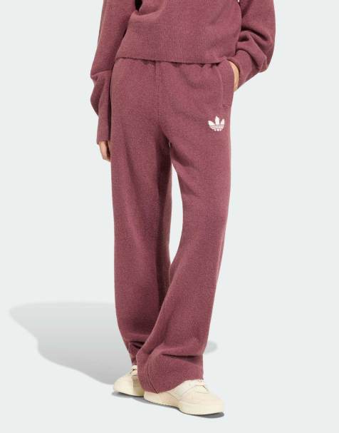 adidas Originals - pantalón de punto Essentials en burdeos - view 1