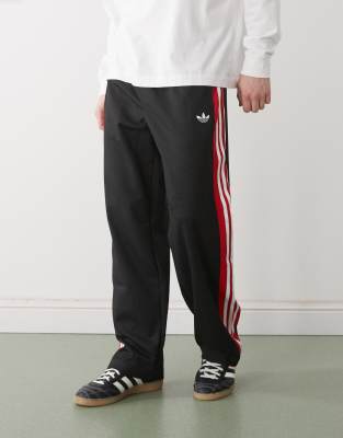 adidas Originals - Pantalon de survêtement ample en mesh - Noir