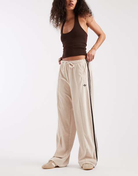 adidas Originals - Pantalon de survêtement en tissu éponge - Beige - view 1