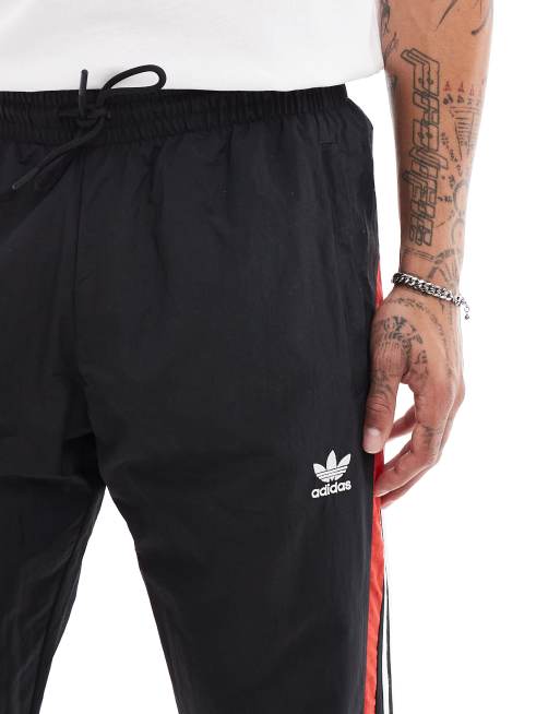 adidas Originals Pantalon de survetement urbain Noir rouge