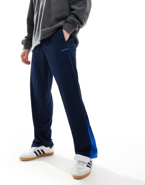 adidas Originals - Pantalon évasé à fermeture éclair - Indigo nuit - view 1