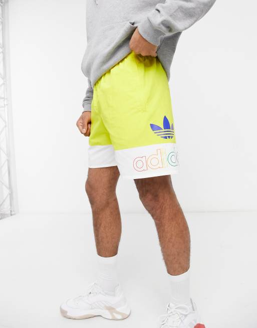 adidas Originals Pantaloncini gialli ASOS