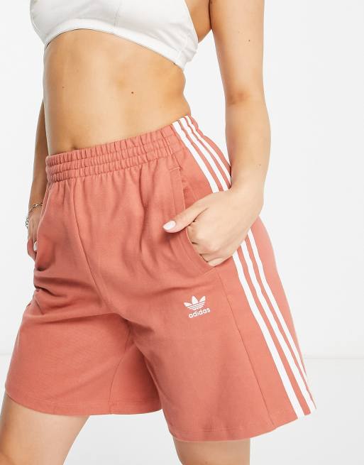 adidas Originals - Pantaloncini oversize color ruggine