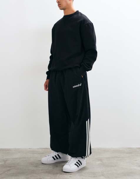 adidas Originals pantalones de chándal holgados Firebird negros - view 1