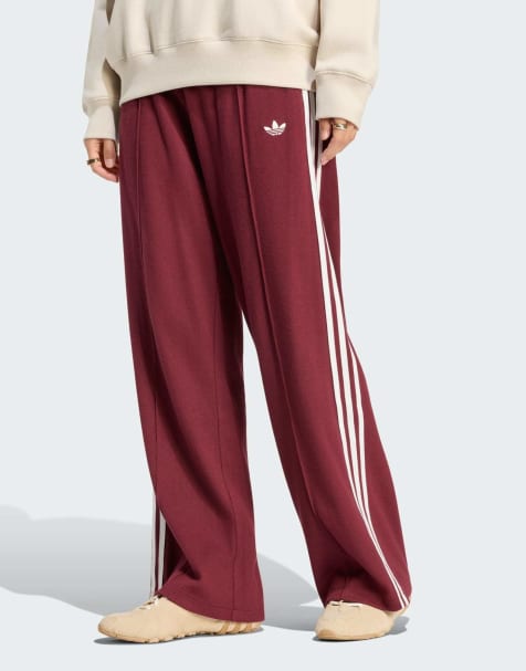 adidas Originals pantalones de punto en burdeos - view 1