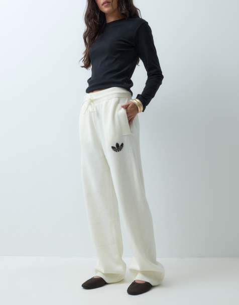 adidas Originals pantalones de punto en crema - view 1