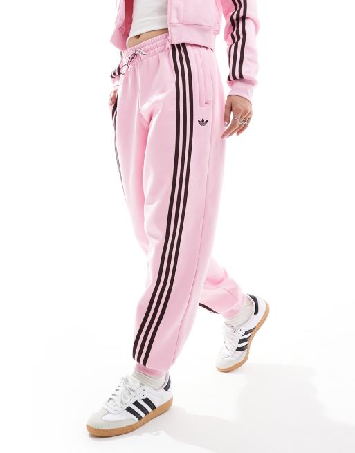 adidas Originals Pantaloni sportivi rosa in velour ASOS