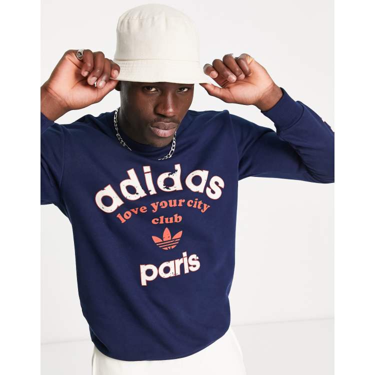 adidas originals hoodie navy