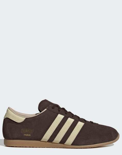 adidas Originals Paris sneakers i kaffe brun og beige - view 1