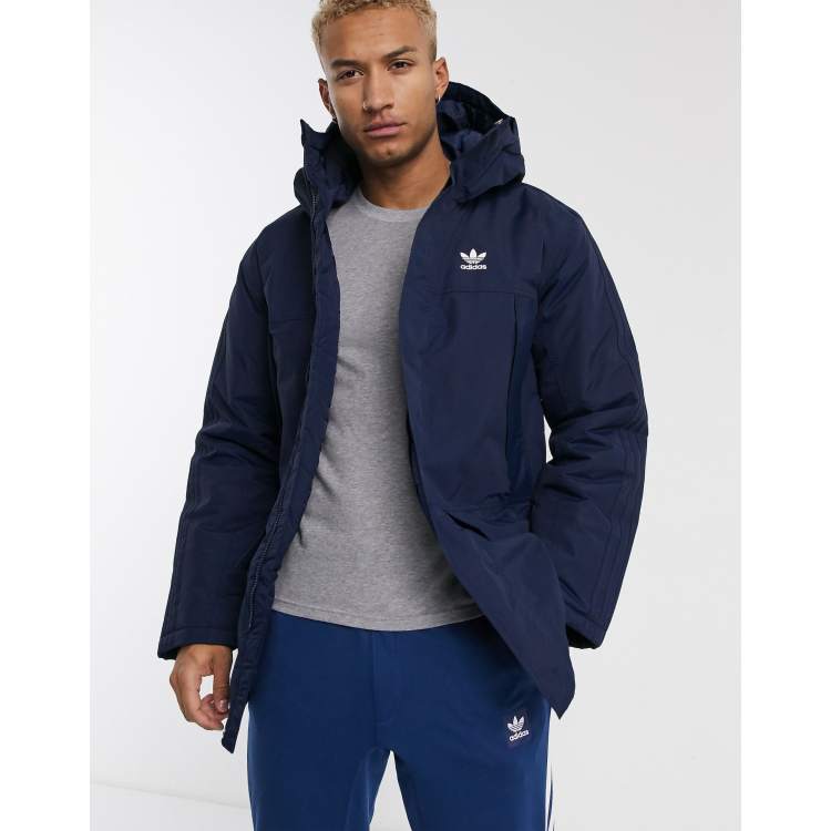 Blue adidas outlet parka