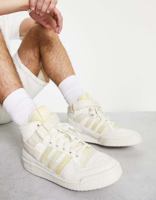 adidas Originals Strap Stan Smith sneakers in triple white - WHITE, ASOS