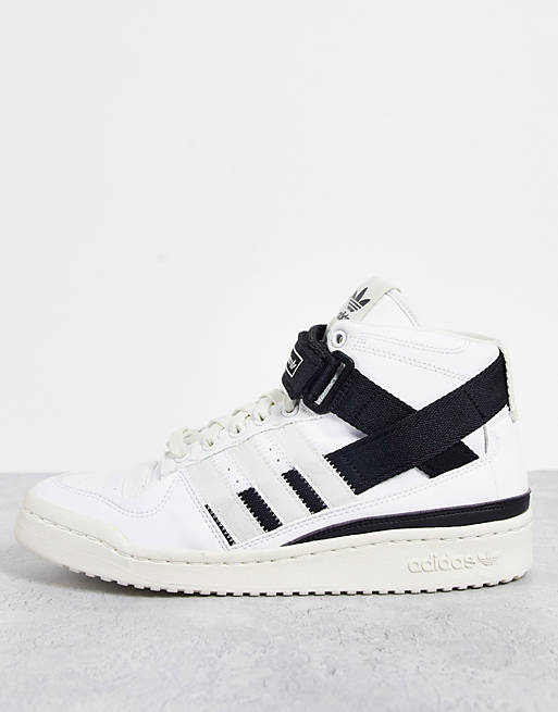 adidas Originals Parley Forum Mid sneakers in white and black | ASOS