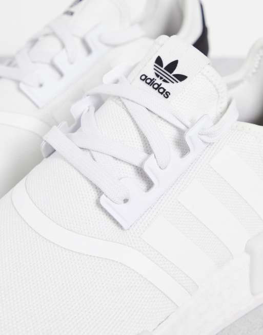 Adidas nmd white writing hotsell