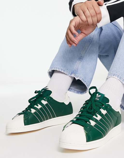 dark green adidas originals