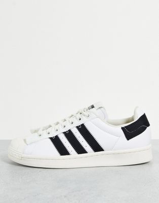 adidas Originals Parley Superstar trainers in white and black | ASOS