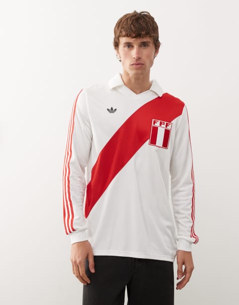 adidas Originals – Peru 1978 – Trikot in Weiß - view 1