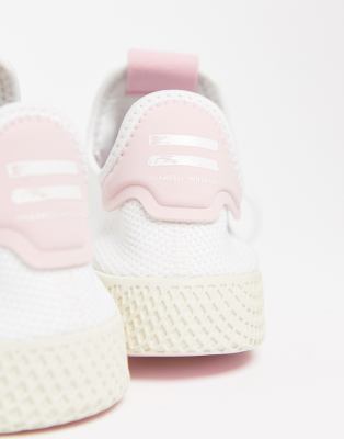 adidas hu blanche et rose
