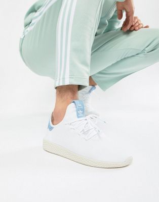 adidas originals pw tennis hu sneakers in white