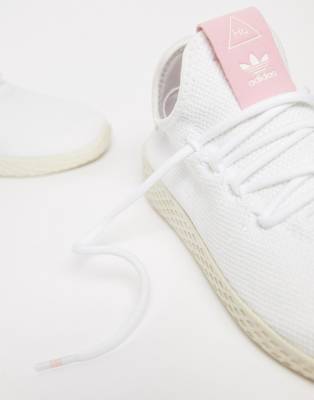 adidas pharrell williams tennis hu white pink