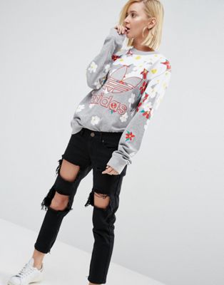 pharrell adidas jacket floral