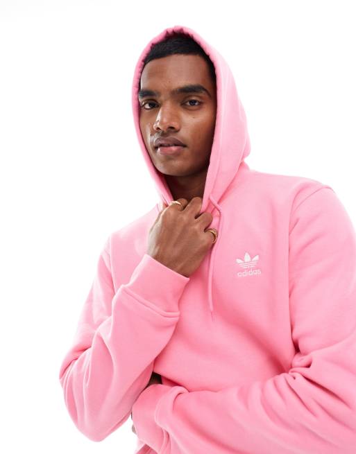 adidas Originals - Pink hættetrøje med trekløver