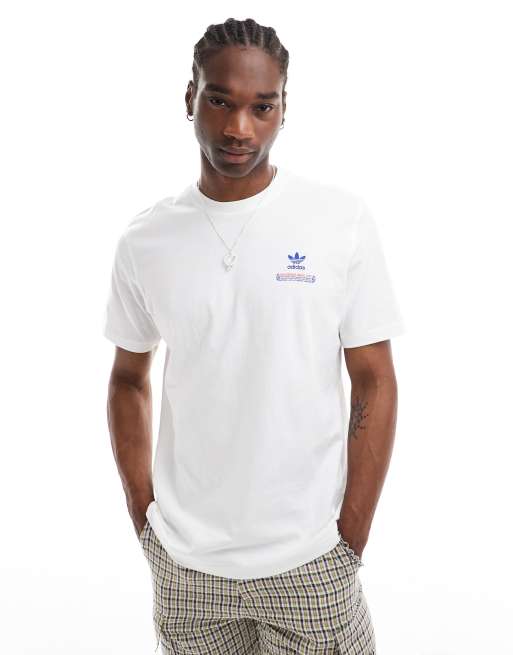 adidas Originals pizza graphic t shirt in white