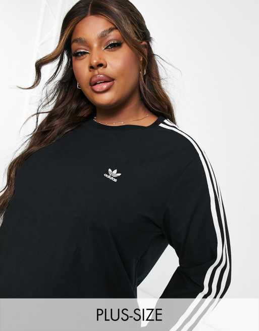 adidas Women's Essentials 3-Stripes Long Sleeve T-Shirt