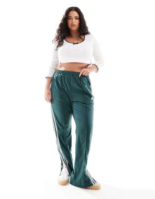 adidas Originals adidas Originals Plus Adicolor Firebird track pants in green
