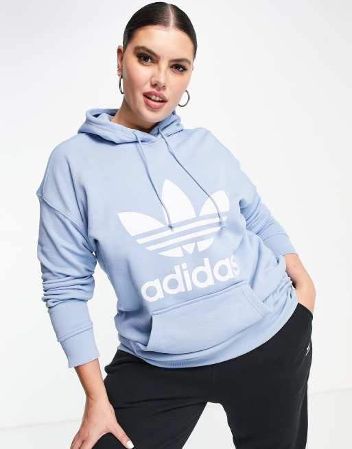 Light blue adidas hoodie womens shop