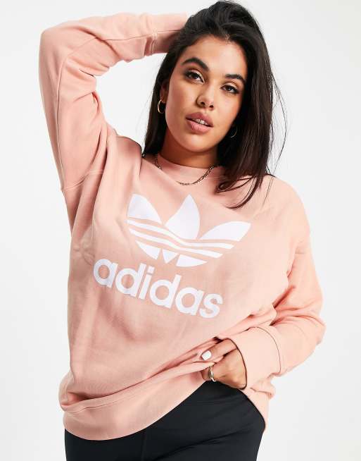 Blush adidas sweatshirt discount