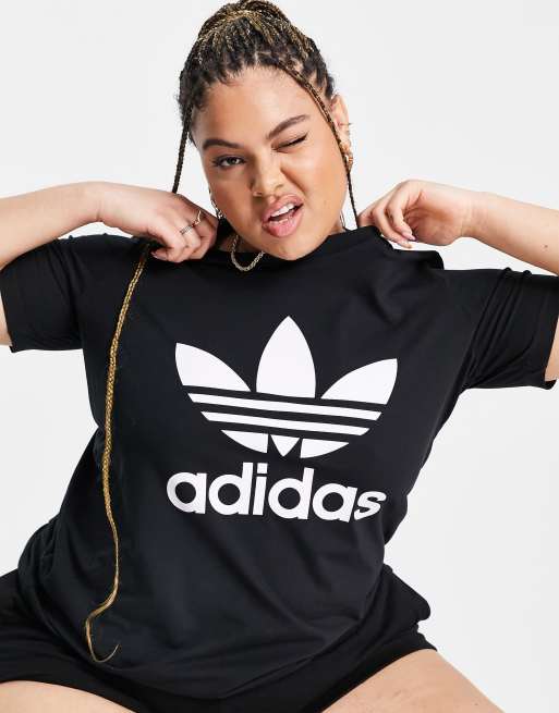 Oversized adidas top hot sale