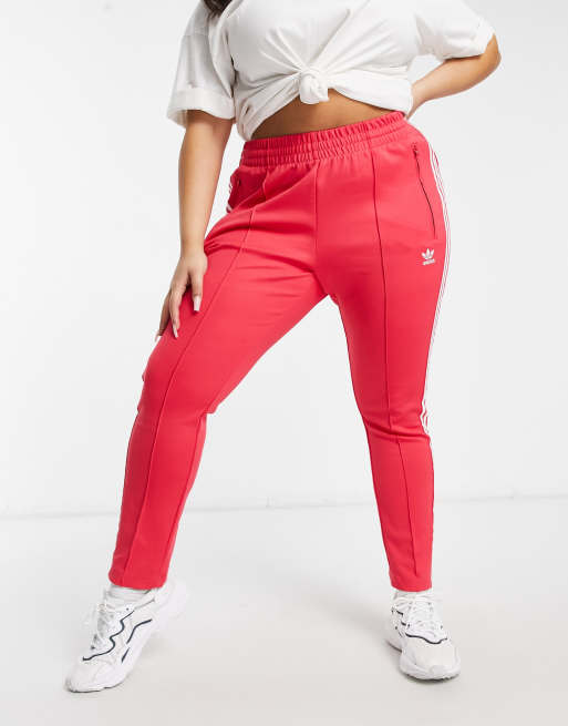 Adidas originals - adicolor - pantalon hot sale de survêtement à trois bandes - rouge