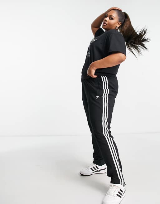 adidas Originals - Plus - adicolor - Smalle joggingbroek in zwart 
