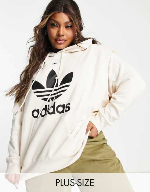 Women's plus sale size adidas hoodie