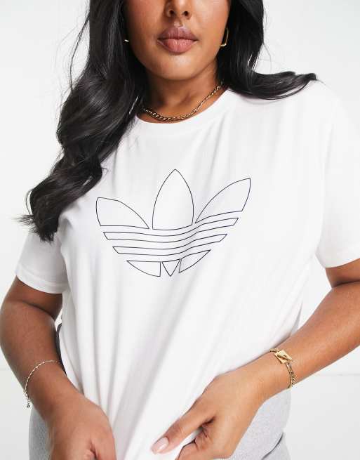 Adidas originals 90's outlet colour block boyfriend t-shirt