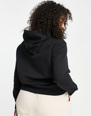 adidas Originals Plus essential hoodie with central logo in black