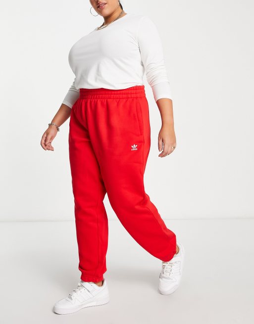 adidas Originals essential jogger in red