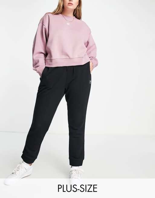 adidas Originals Plus - Essential - Joggers neri con trifoglio