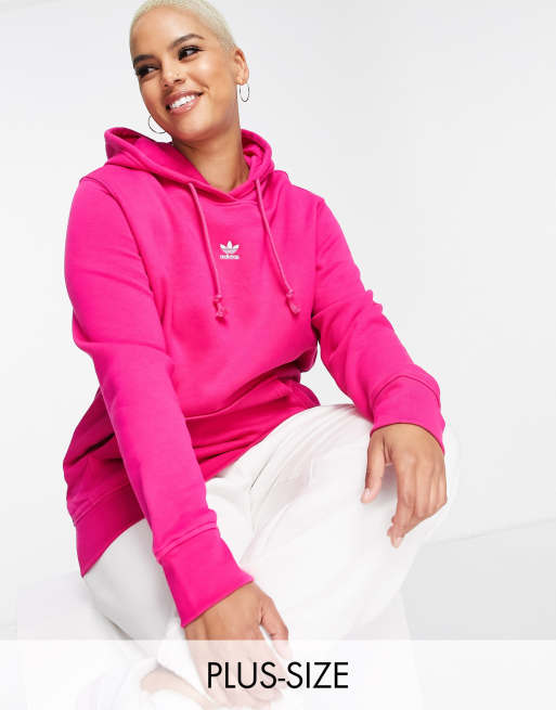 Adidas hot hot sale pink hoodie